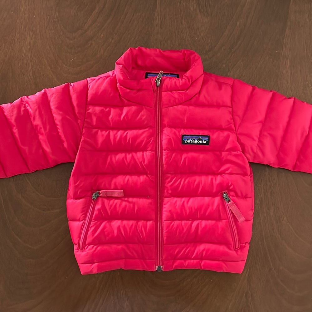 Pink Patagonia Toddler Jacket 3-6m